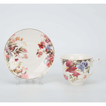 Набор чайный 4 пр., 225мл, MILLIMI, Джина, фарфор