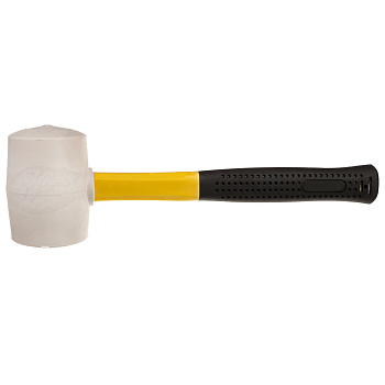 ЕРМАК Киянка, белая резина, фибергласовая обрезиненная рукоятка 680г