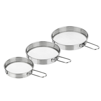 Набор сит для сахарной пудры и какао тм VETTA 3 пр, 7,5/9/10см, нерж.сталь