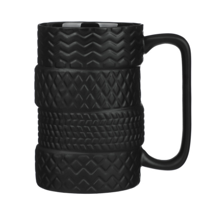 Кружка 380мл, тм MILLIMI Шины, фарфор