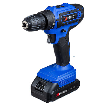 РОКОТ Дрель-шуруповерт аккум. ДША-18в, 0-450-1550 об/мин, 1,3 Li-on (1), 30 н*м