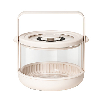 Контейнер ланч-бокс тм SATOSHI 400 мл, боросиликатное стекло, силикон