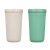 Стакан пластиковый с закручивающейся крышкой 400мл, пластик, 2 цвета
