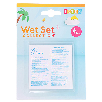 Ремонтный комплект тм Intex для матрасов, бассейнов, надувных изделий, р-р 7х7см, 6шт. 59631NP