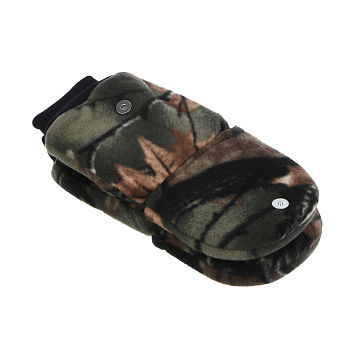 AZOR FISHING Варежки зимние флисовые с клапаном на магните, 28х11,5 см