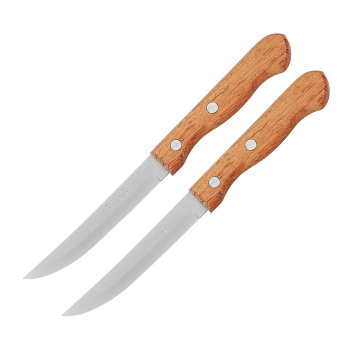 Tramontina Dynamic Нож кухонный с гладким лезвием 10см, цена за 2шт. на блистере, 22320/204