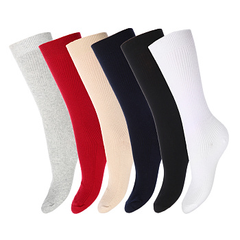 GALANTE Носки женские, 85% хлопок, 10% полиамид, 5% спандекс, р-р 23-25, цвета в ас-те