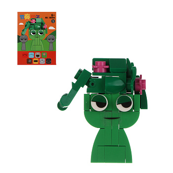 ИГРОЛЕНД Конструктор "Поющие монстрики", 8х3,5х11 см, ABS, 8 видов