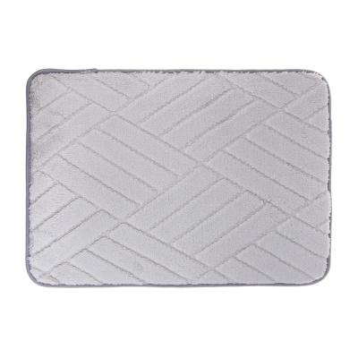 Коврик для ванной тм VETTA Брикс, вельвет, 40x60 см, 2 цвета