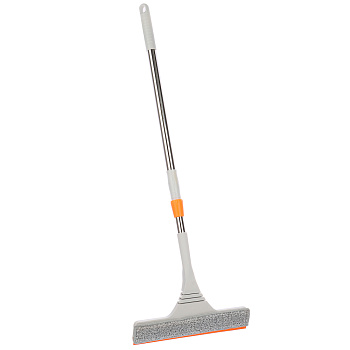 Окномойка телескопическая тм Vetta 75-116 см, водосгон 28х6 см, полипропилен, нерж.сталь, микрофибра