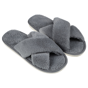 Обувь домашняя женская, размер 40-41, цвет серый, #16