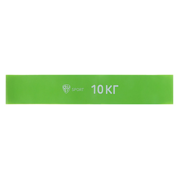 Фитнес-резинка тм BY SPORT, 10кг, 30х5х0,05см, латекс