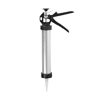 ЕРМАК Пистолет для герметика закрытый, 600мл, алюминиевый корпус