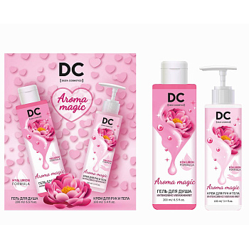 Подарочный набор женский DC Aroma magic:Гель для душа 200мл+крем для рук и тела 100мл
