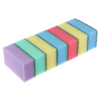 VETTA Набор губок для мытья посуды "Эконом" 5+2 шт, 9х6х3,5см