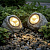 Светильник сад. на солн. батарее тм INBLOOM, 13х10х11см, 1LED, шампань, AA600 mAh Ni-MH, 1реж., PP