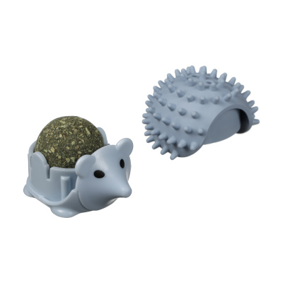 Игрушка-чесалка для кошек тм VETTA, ёжик с мятой, 7,5см