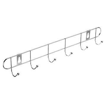 Вешалка настенная тм VETTA, 6 крючков, металл, 32,5х5х3,5см