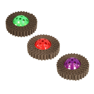 Игрушка для кошек тм VETTA, Сатурн, картон, пластик, 8см