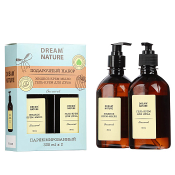 Подарочный набор женский DREAM NATURE Baccarat Гель д/душа+жидкое крем-мыло, 2*330мл