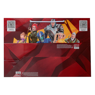 BY Русские Супергерои Пакет подарочный бумажный, 53x35x20 см, 12 +