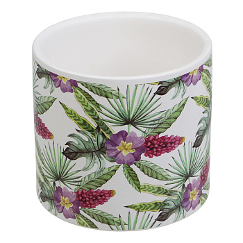 Кашпо тм INBLOOM, 10х9см, керамика, диз.1