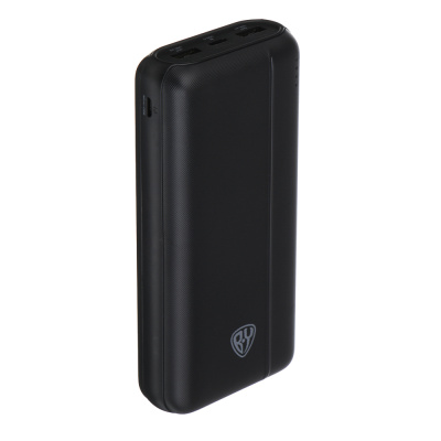 Аккумулятор мобильный BY Multivolt 20000мАч, 2xUSB-A, 1xUSB-C, 1xMicro-USB, 10W, пластик, чёрный