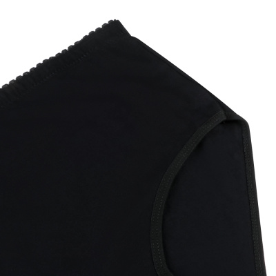 GALANTE Трусы женские макси с высокой талией, р.48, 95%хлопок, 5%спандекс, черный, НБ25-13