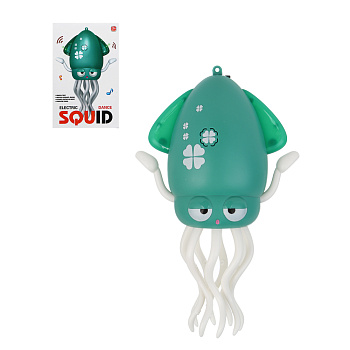 ИГРОЛЕНД Игрушка музыкальная "Осьминожка", звук, свет, движ., USB, 3.7V, 500mA, 12,6х8,2х20,5см