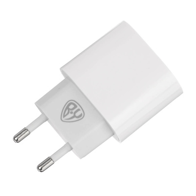 Сетевое ЗУ с кабелем BY Ньютон 20Вт, USB-C PD, каб. C-C, 3А, 1м, 110-220В, 50/60 Гц, белый