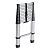 ЕРМАК Лестница телескопическая (макс.нагрузка 150кг) алюминий, 14 ступеней (4,1м)
