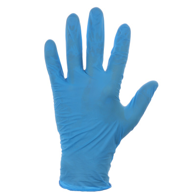 Перчатки тм VETTA, размер S/M/L, нитрил, 10шт, голубой цвет