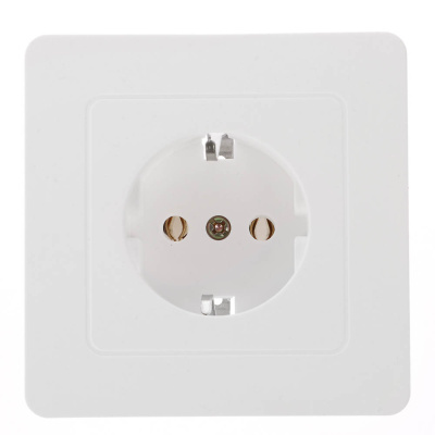 Розетка скрытой установки с заз. Intro Style 2P+E Schuko, 16А-250В, IP20, белая