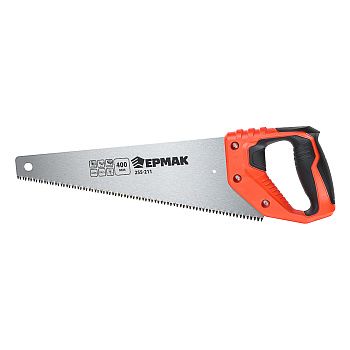 ЕРМАК Ножовка по дереву "Средний зуб 3D" 400мм