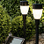 INBLOOM Фонарь садовый на солн. батарее, 4.5х25.5см, 1х1 1.2V 2/3ААА 100mAh, 1LED*белый, пластик