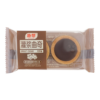 Печенье "Фунзан" со вкусом какао, 2шт в упаковке, 34г.