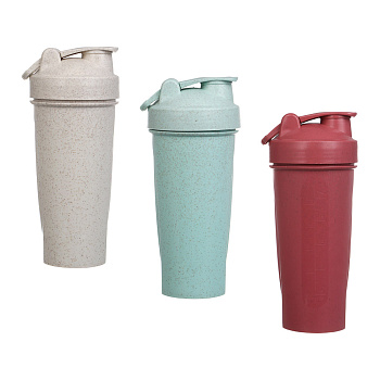 Шейкер тм BY SPORT, 700 мл, пшеничное волокно