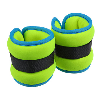 SILAPRO Набор утяжелителей для рук и ног текстильный, вес 0,5кг, 2шт х 0,25кг