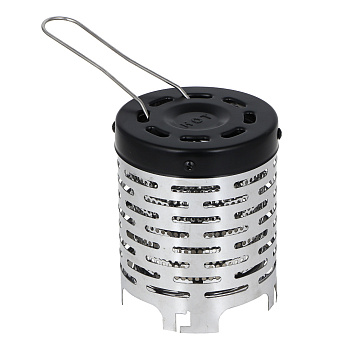 Обогреватель-насадка к газ. портативной плите тм ЕРМАК, 14,7х12см, нерж. сталь