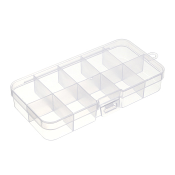 Контейнер для бисера 10 отделений, 12,7x6,5x2,3см, пластик