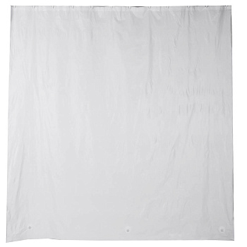 VETTA Шторка для ванной, ПЕВА, 60 г/м2, 180x180см, с магнитами, белая