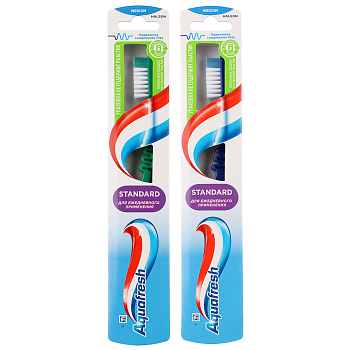 Зубная щетка Аквафреш Стандарт, средняя, 1шт