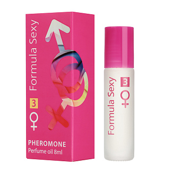 Парфюмерное масло с феромонами Formula Sexy №3, 8 мл