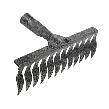 Грабли витые 12-зубьев б/ч, порошковый окрас,0.2 см, сталь