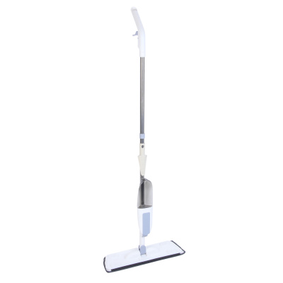 Швабра с распылителем и смен. насадкой тм VETTA, ручка 118см нерж.cталь, насадка микрофибра 41x12см