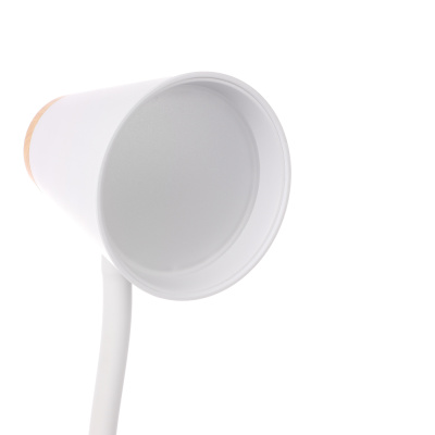 Светильник переносной настольный BY Элеганс,14LED, 5Вт, 300Лм,4000K,230В, кабель 1.6м, пластик,белый