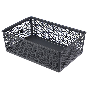 Корзинка универсальная 4,3л, 29х19х9,5см, серый