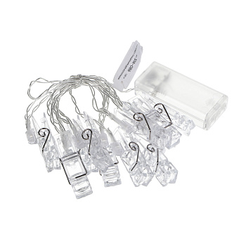 Гирлянда с прищепками для фотографий, 1,85 м, 2xAA