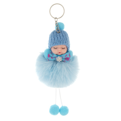 Подвеска мягкая "Куклёныш", полиэстер, иск. мех, PVC, металл, тм ИГРОЛЕНД, 1811-50