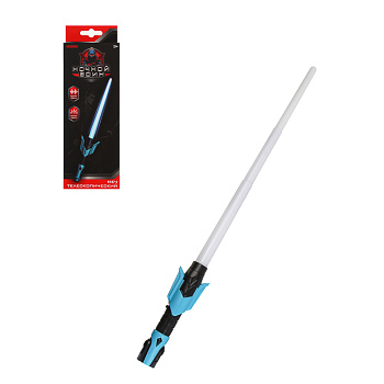 ИГРОЛЕНД Меч телескопический "Ночной воин", свет, звук, 3хААА, PP,25х4х8,5 см, 2 дизайна